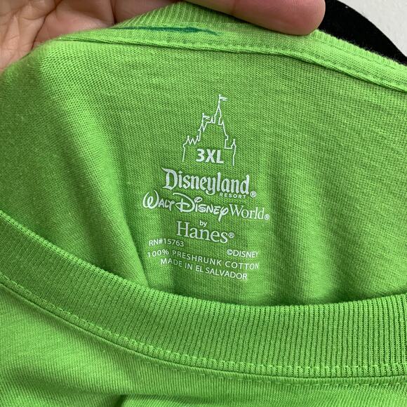 NWT Disneyland Parks 2011 Green Character Tee Size 3XL XXXL - Picture 6 of 6